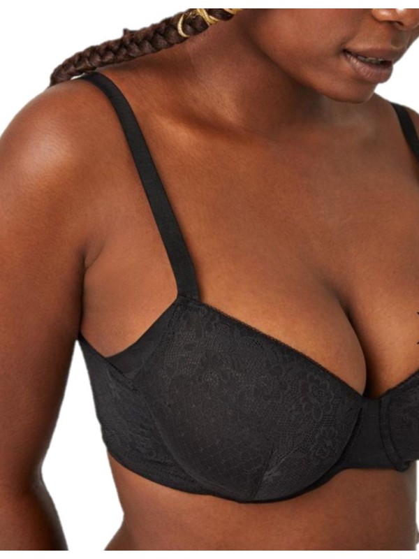 Ysabel Mora Reggiseno con ferretto in pizzo effetto invisibile art. 10005